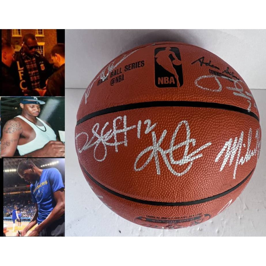 LeBron James Paul George Kevin Durant Carmelo Anthony 2020 Team USA Spalding full size Adams Stern basketball