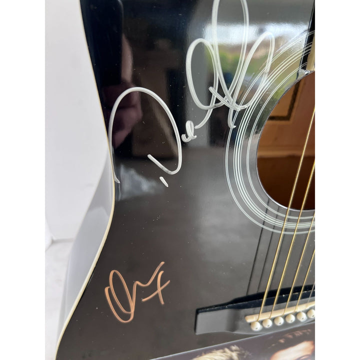 Harry Styles One Direction full size acoustic guitar signed with proof