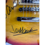 Load image into Gallery viewer, Jimmy Page Jeff Beck Eric Clapton incredible Les Paul electric guitar signed with proof
