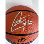 Load image into Gallery viewer, Stephen Curry Golden State Warriors Spalding NBA Basketball full size signed with proof
