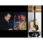 Load image into Gallery viewer, Bob Dylan and Johnny Cash One of A kind 39&#39; inch full size acoustic guitar signed with proof
