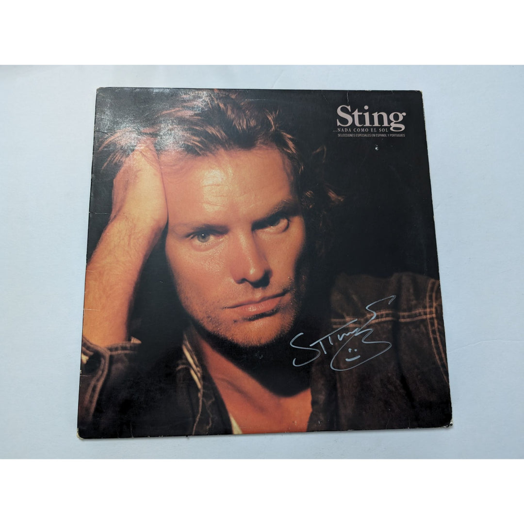 Sting Gordon Sumner NADA Como El Sol original LP signed with proof