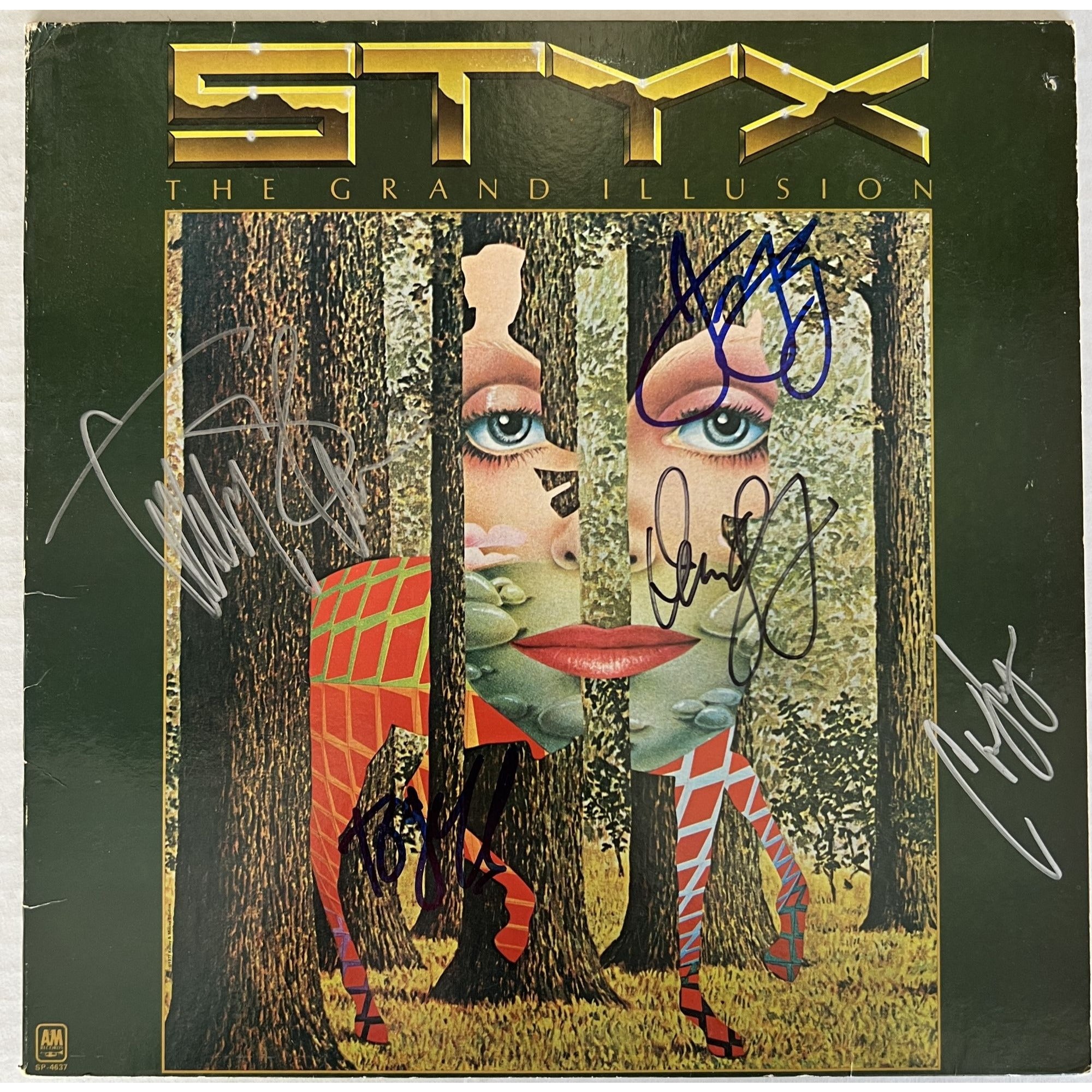 Styx Tommy Shaw James Young autographed LP
