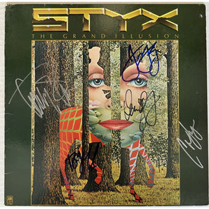Styx Tommy Shaw James Young autographed LP