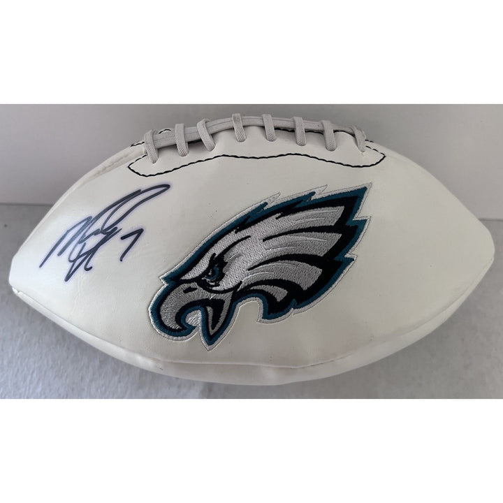 Philadelphia Eagles Michael Vick full size logo football signed