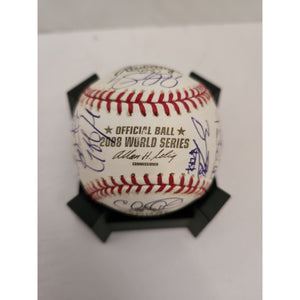 Ryan Howard Chase Utley Jimmy Rollins Charlie Manuel Philadelphia Phillies World Series champions team signed Rawlings official Major League