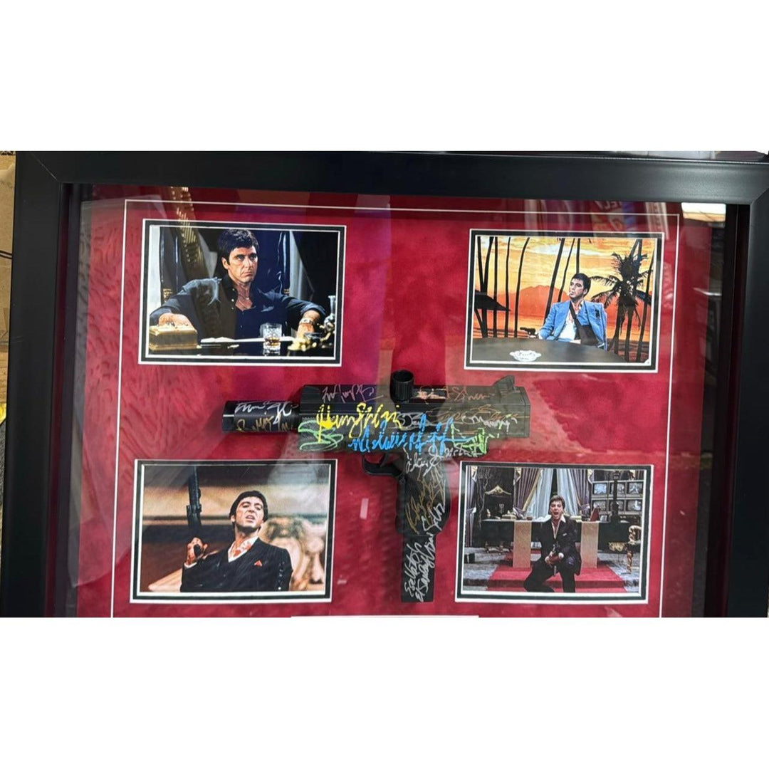 Al Pacino, Michelle Pfeiffer Bauer Autographed 1983 Scarface 16x24 Framed Poster Al Pacino, Michelle Pfeiffer Bauer Autographed 1983 Scarface 16x24 Framed Poster