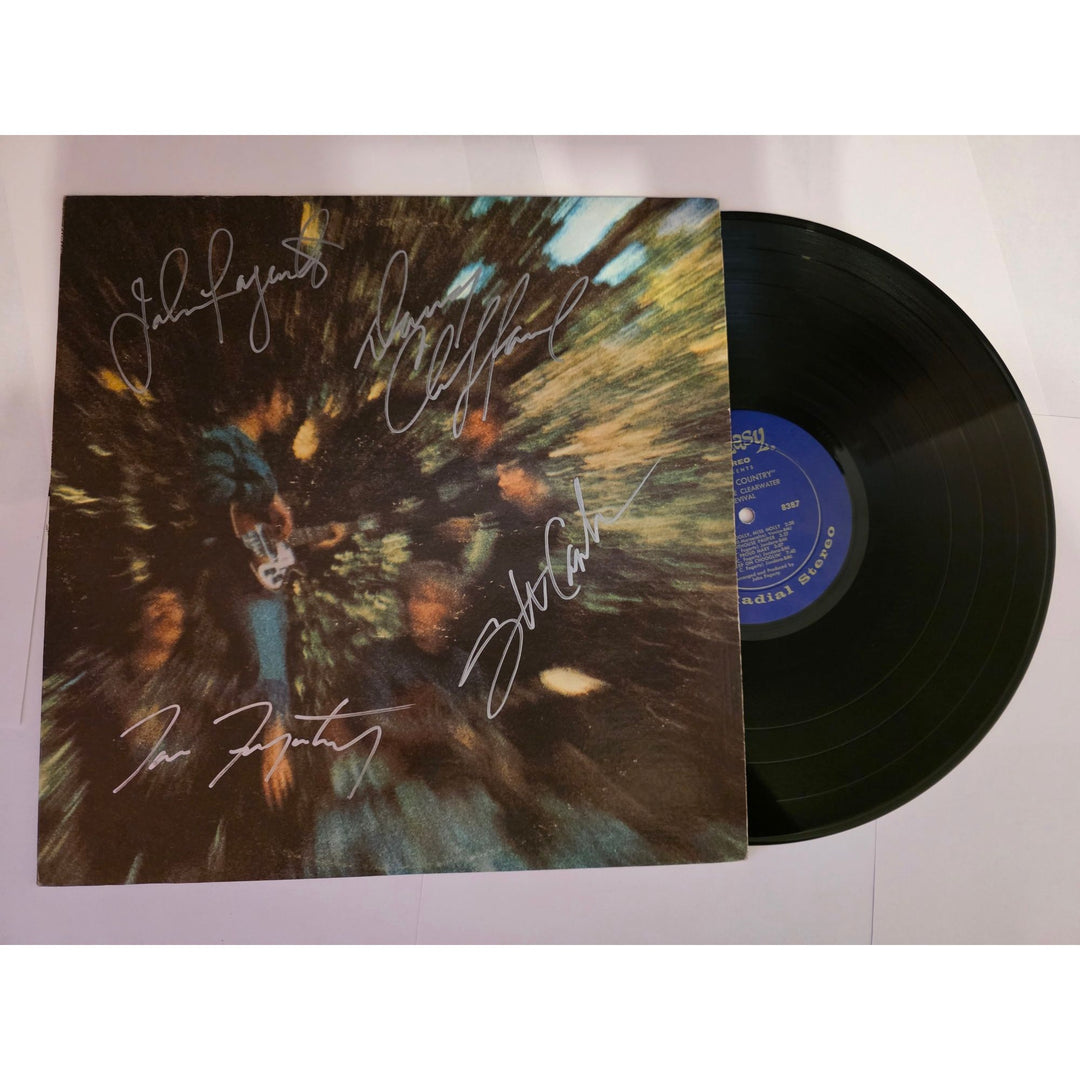 Creedence Clearwater Revival CCR "Bayou Country" LP signed with proof.