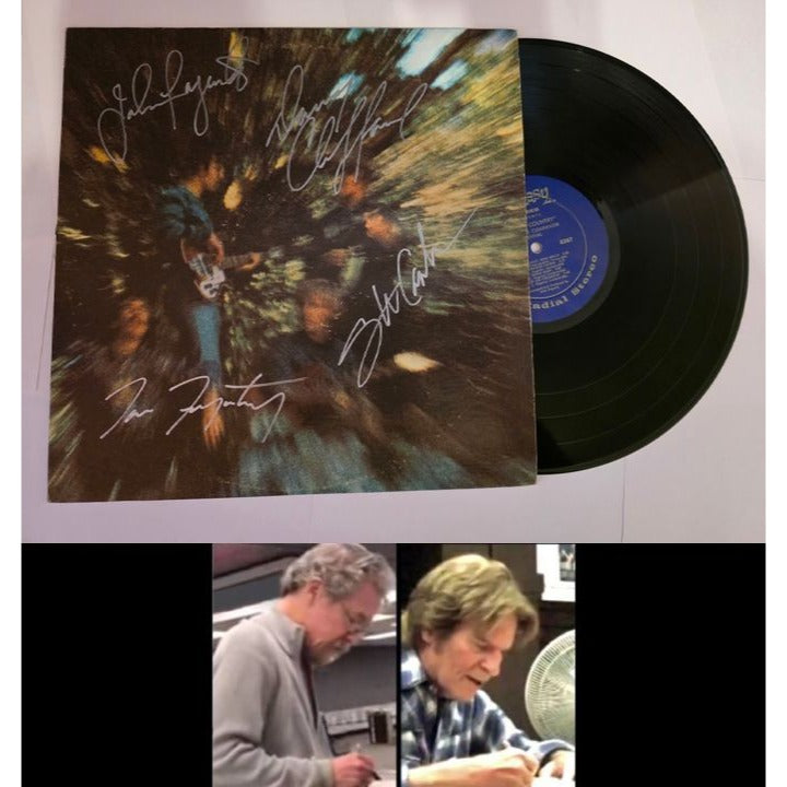 Creedence Clearwater Revival CCR "Bayou Country" LP signed with proof.