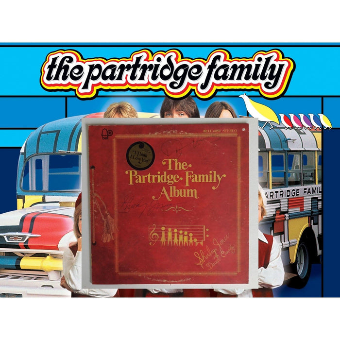 The Partridge Family Shirley Jones and David Cassidy original album LP signed with proof