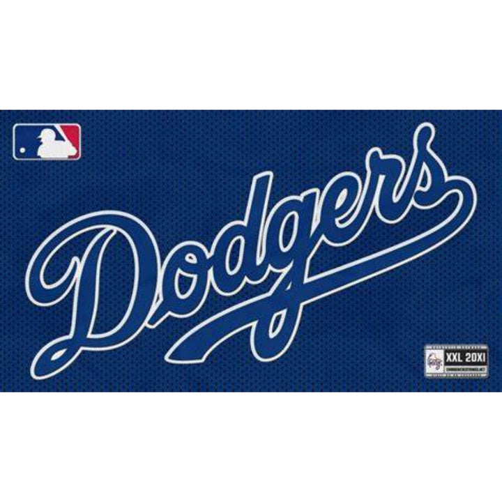 Los Angeles Dodgers jersey and baseball