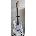 Load image into Gallery viewer, The Monkees Michael Nesmith, Peter Tork, Micky Dolenz, and Davey Jones full size Stratocaster electric guitar signed with proof
