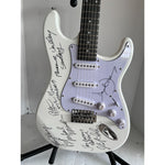 Load image into Gallery viewer, The Monkees Michael Nesmith, Peter Tork, Micky Dolenz, and Davey Jones full size Stratocaster electric guitar signed with proof
