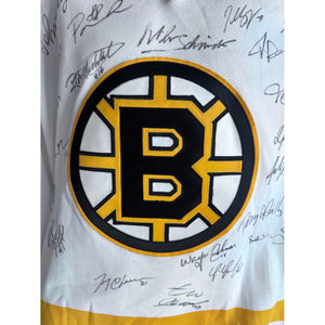 Boston Bruins game model Jersey all-time great signed Milt Schmidt Johnny Bucyik Ray Bourque Bobby Orr Phil Esposito