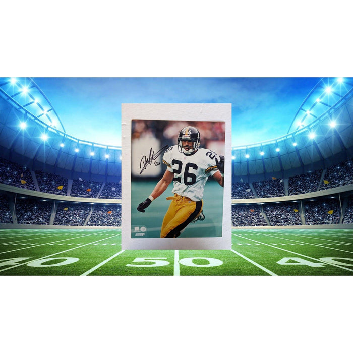 Rod Woodson Pittsburgh Steelers NFL Hall of Famer 8x10 photo signed