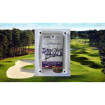 Load image into Gallery viewer, Tiger Woods 2019 Masters Golf Tournament ticket signed with proof
