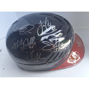 Cleveland Indians Legends Julio Franco Rocky calavito Carlos baerica Joe Carter Andre Thornton full size batting helmet