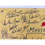 Load image into Gallery viewer, Masters champions Sam Sneed Jack Nicklaus Tiger Woods Arnold Palmer Phil Mickelson 30 former Champions signed with proof
