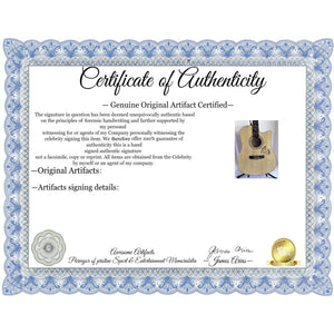 Post Malone" Austin Richard  signed and sketched one of a kind full size acoustic guitar signed with proof