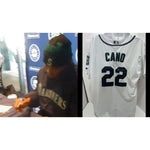 Load image into Gallery viewer, Robinson Cano Seattle Mariners game model embroidered Jersey Size 52 signed with proof
