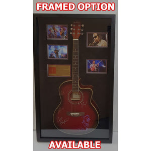 Don Henley Randy Meisner Timothy B. Schmidt Joe Walsh the Eagles 38-in full size acoustic guitar signed with proof