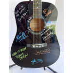 Load image into Gallery viewer, The Eagles Bernie Laden Joe Walsh Don Henley Glenn Frey Randy Meisner signed and inscribed full size acoustic guitar with proof
