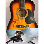 Load image into Gallery viewer, Hank Williams Jr acoustic guitar signed with proof
