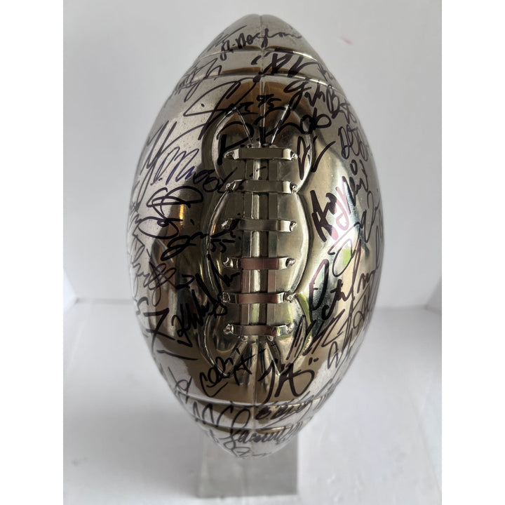 Super Bowl 57 Vince Lombardi Trophy Kansas City Chiefs team signed  with proof