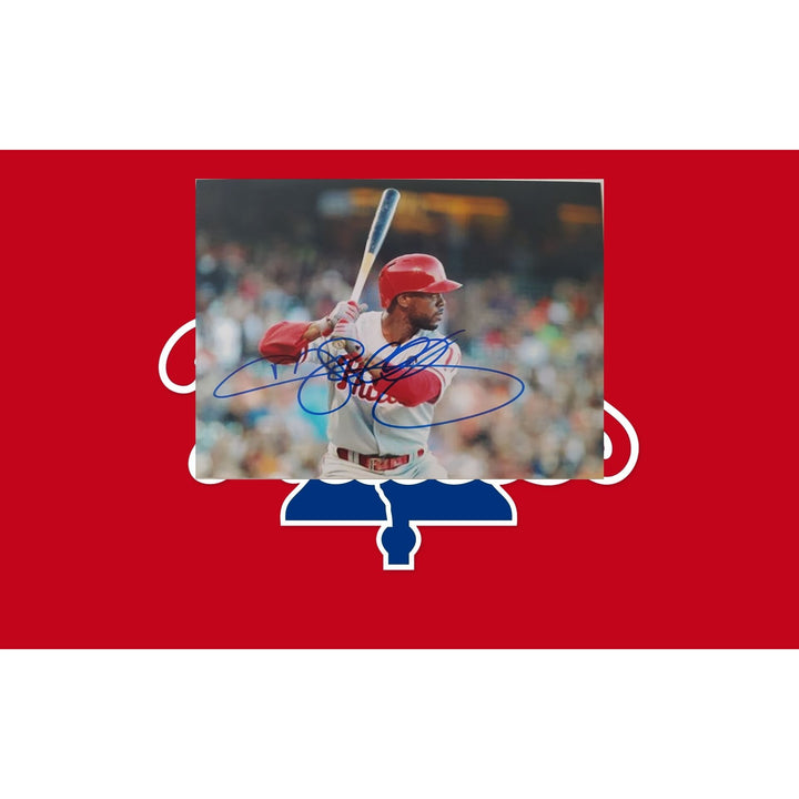 Jimmy Rollins, Philadelphia, Phillies, 2008, World Series, Champions, 5x7 photos, signed, with proof