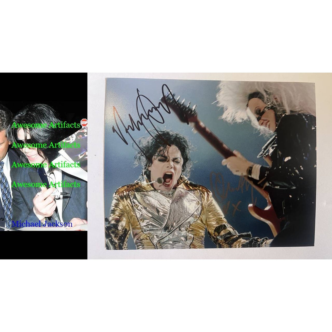 Michael Jackson Billie Jean 8x10 photograph signed with proof