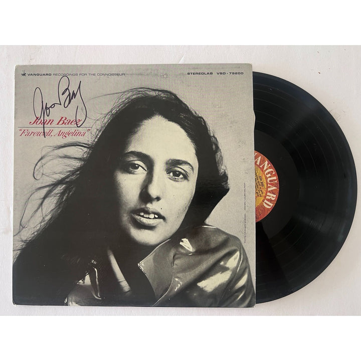 Joan Baez Farewell Angelina original lp signed with proof