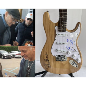 James Taylor and Peter Frampton Huntington full size electric guitar signed with proof