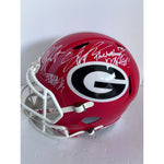 Load image into Gallery viewer, Kirby Smart Stetson Bennett Brock Bowers Georgia Bull Dogs Riddell Pdeed Full size helmet signed with proof
