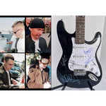 Load image into Gallery viewer, Bono The Edge Larry Mullen Adam Clayton U2 Stratocaster Huntington full size electric guitar signed with proof
