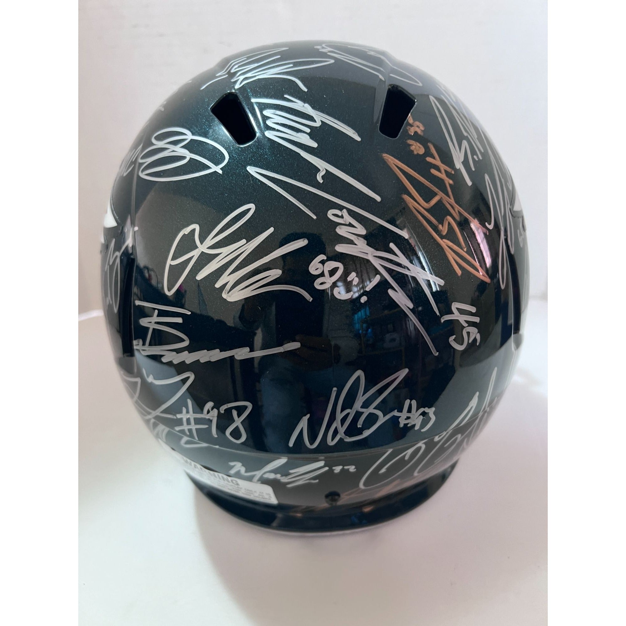 Philadelphia Eagles 2022-23 full size speed replica team signed helmet –  Awesome Artifacts