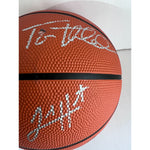 Load image into Gallery viewer, Nikola Jokic, Jamal Murray, Aaron Gordon, Michael Porter Jr, Mike Malone Denver Nuggets Spalding full size NBA basketball signed with proof
