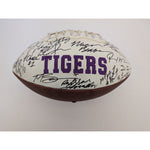 Load image into Gallery viewer, Joe Burrow Ja&#39;Marr Chase LSU Tigers full size National Champions football signed with w proof
