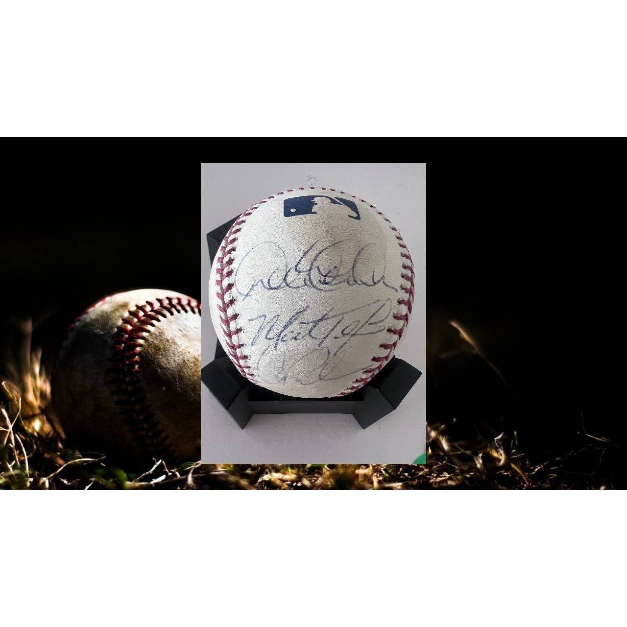 Derek Jeter Mark Teixeira Alex Rodriguez official Rawlings MLB baseball signed with proof