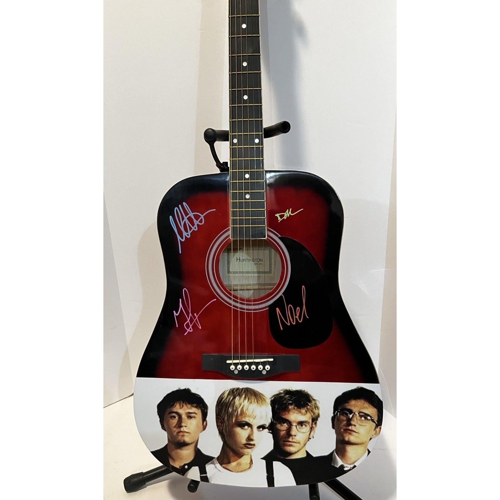 Signed Acoustic Guitar by The Cranberries - Authentic Proof