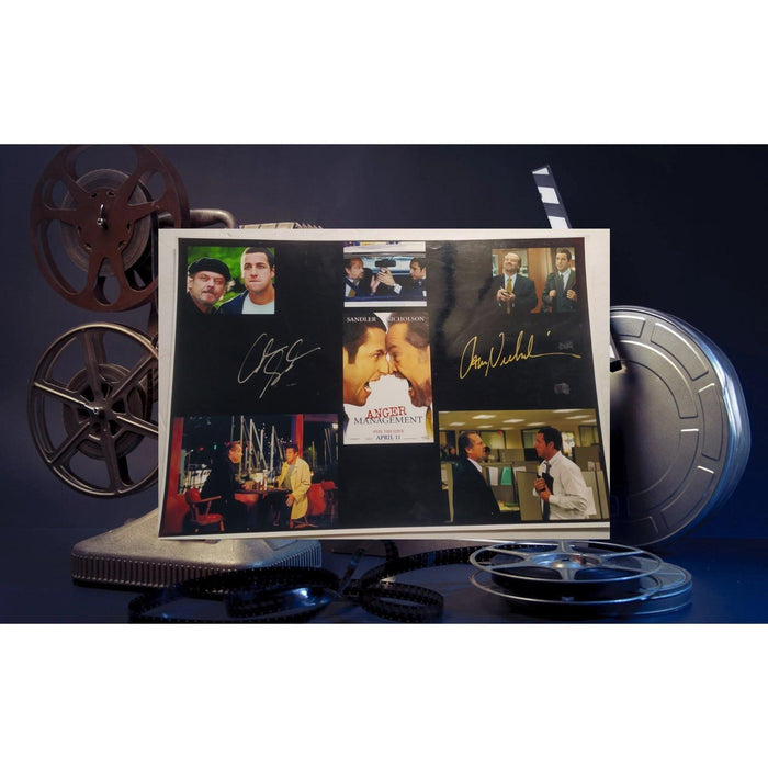 Jack Nicholson Adam Sandler anger management 13x19 photo signed