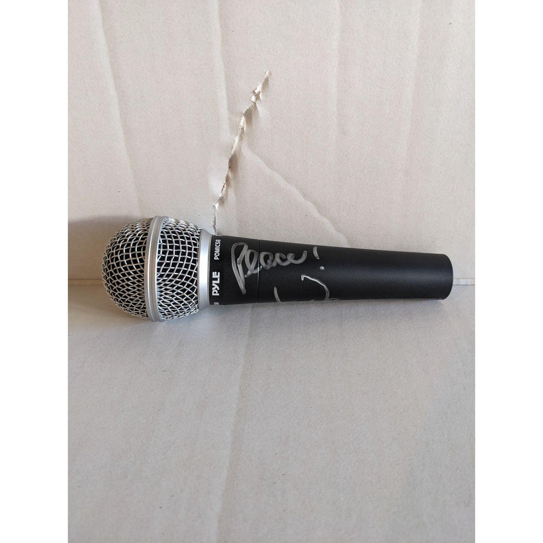 John Denver microphone signed with proof