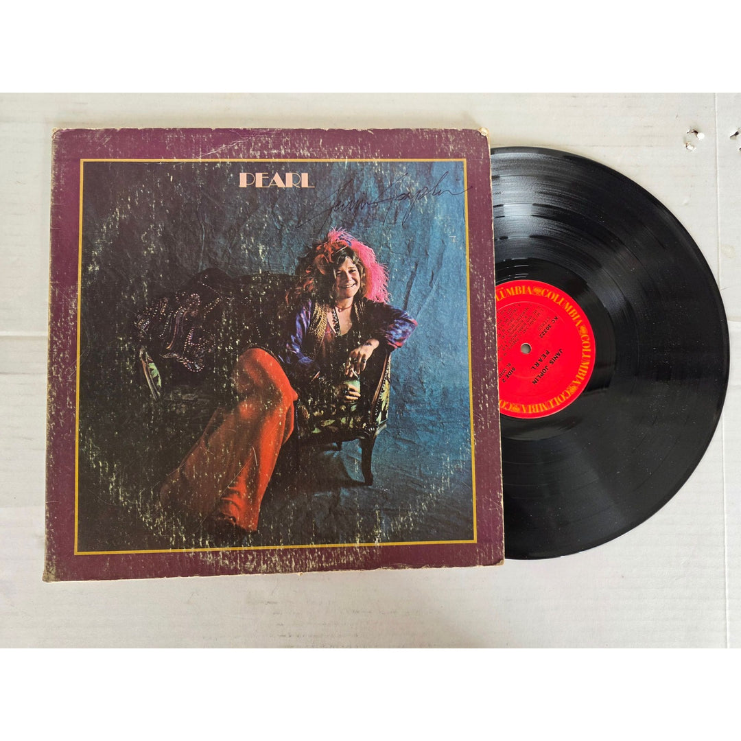 Janis Joplin ''Pearl'' LP signed with proof.