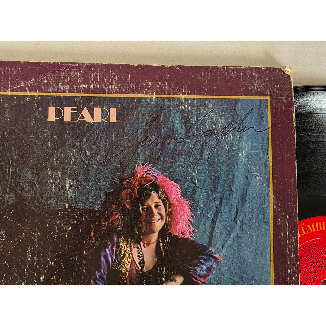 Janis Joplin ''Pearl'' LP signed with proof.