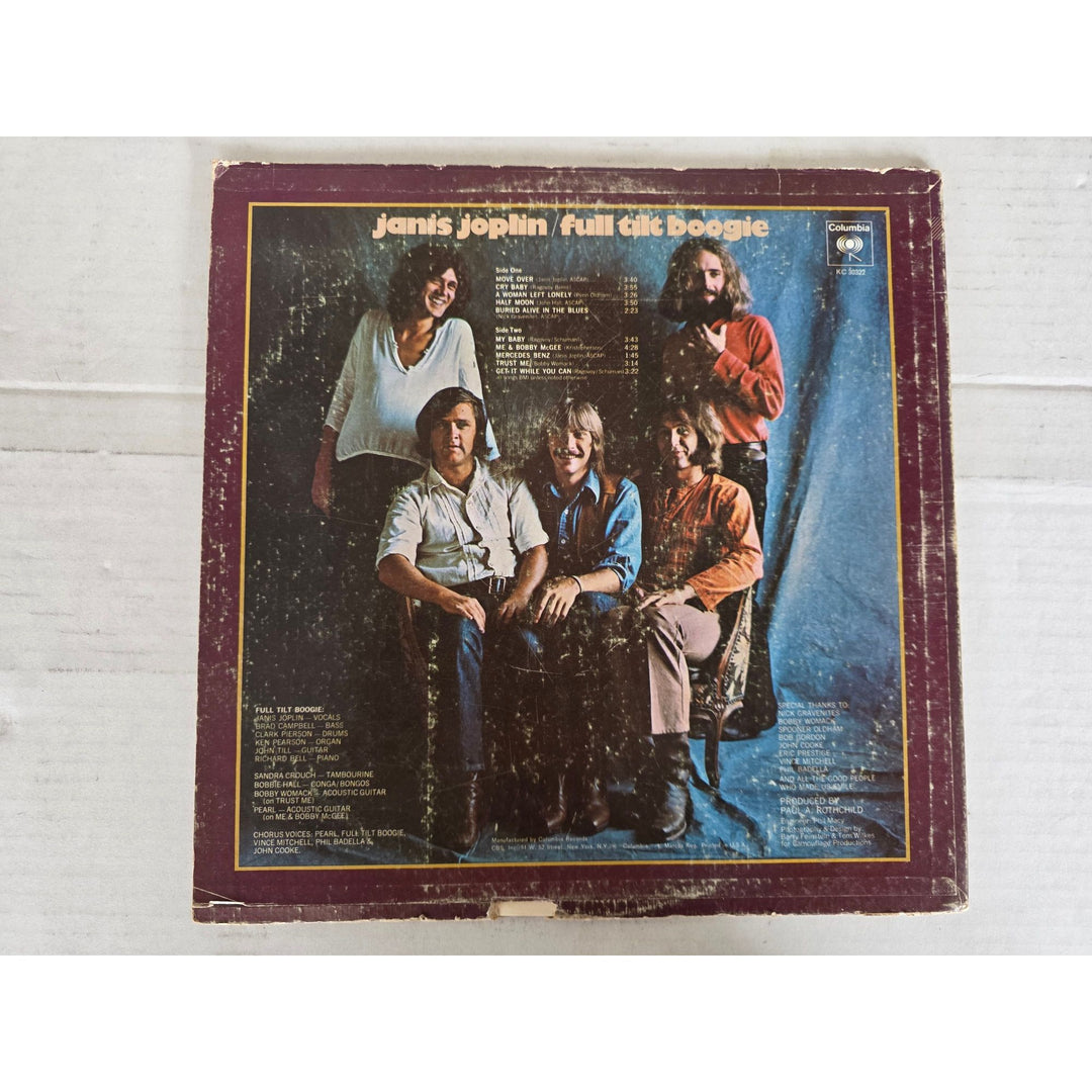 Janis Joplin ''Pearl'' LP signed with proof.