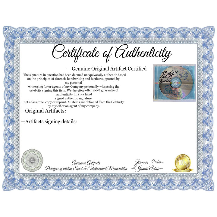 TLC "Fan Mail" " T- Boz", Lisa "Left Eye" Lopes & Rozanda "Chili" CD jacket & and CD both signed with proof