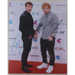 Load image into Gallery viewer, Ed Sheeran and James Blunt 8x10 photo signed with proof
