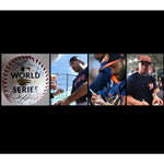 Load image into Gallery viewer, Justin Verlander, Alex Bregman, Jose Altuve MLB  baseball signed with proof and free case
