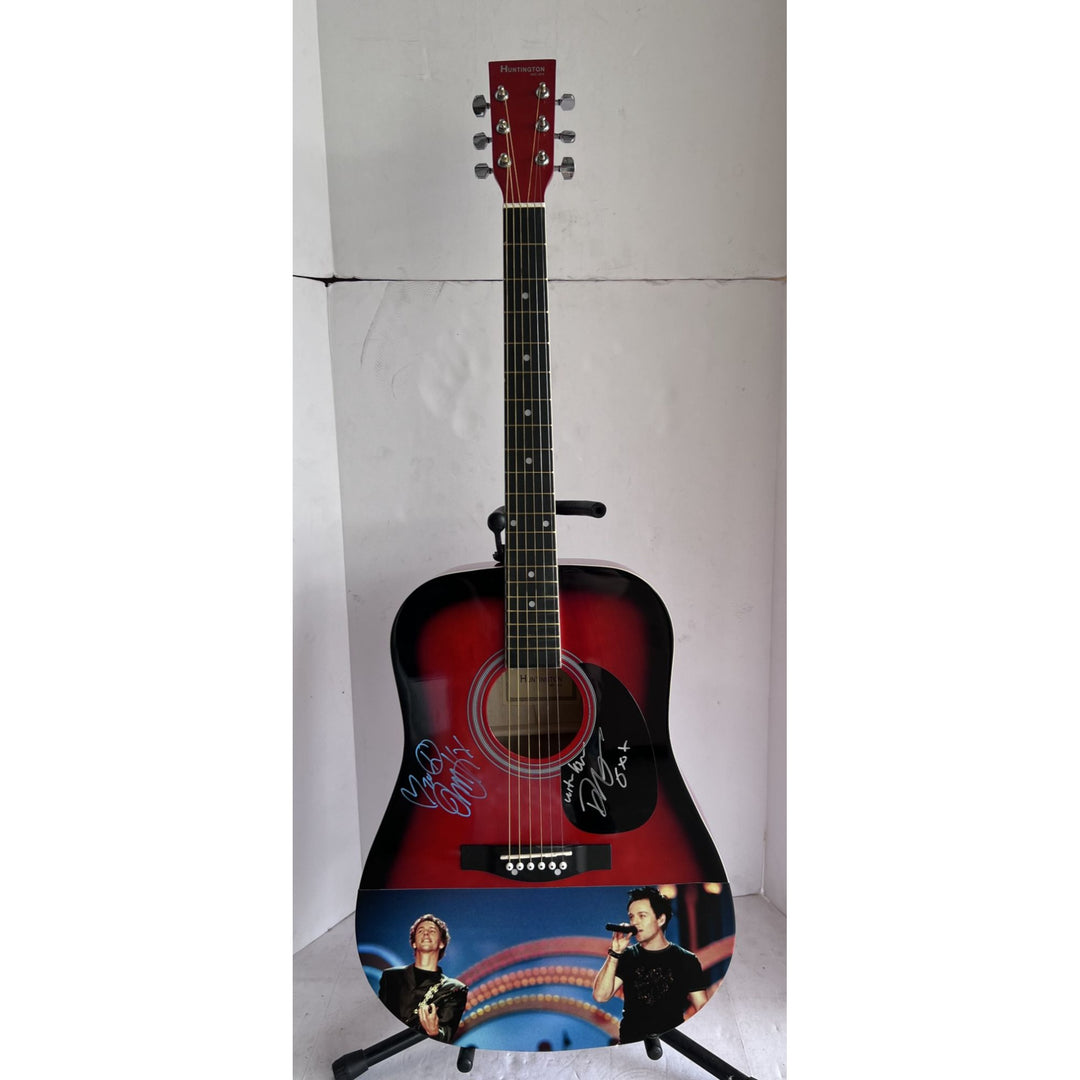 Savage Garden Daniel Jones Dustin Hayes full size acoustic guitar signed with proof