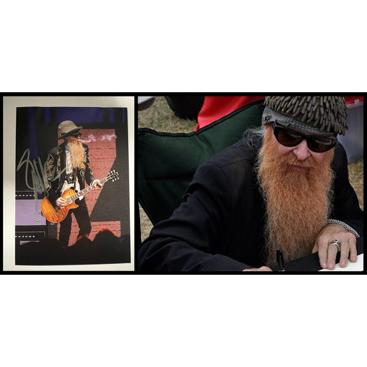 Billy Gibbons of ZZ Top 5x7 photo signed with proof