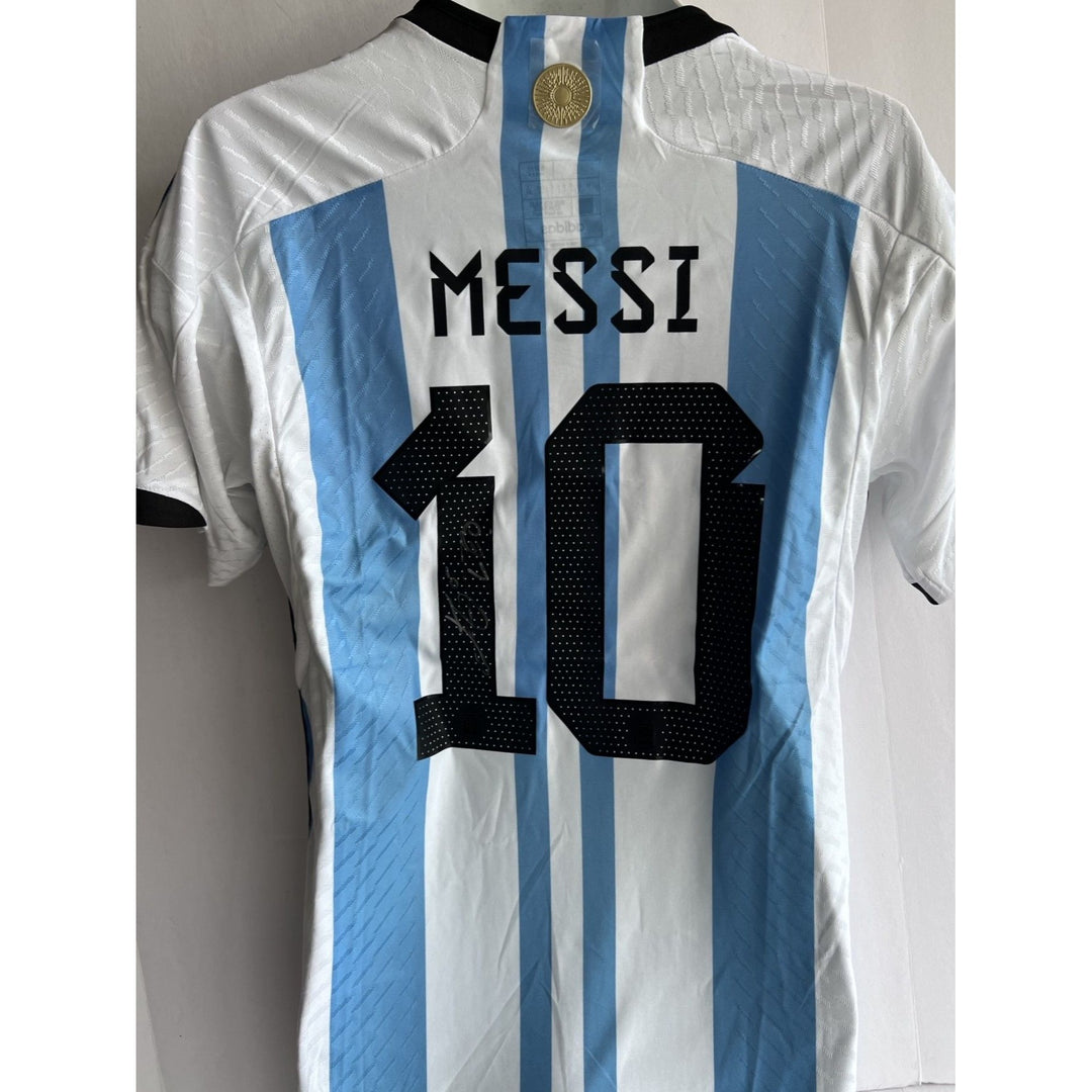 Lionel Messi Argentina jersey signed  with proof